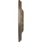 Ekena Millwork Leaf Ceiling Medallion (Fits Canopies up to 4 3/4"), 11 3/8"OD x 3 5/8"ID x 1 1/8"P, Warm Silver CM11LFWSS - alternate 2